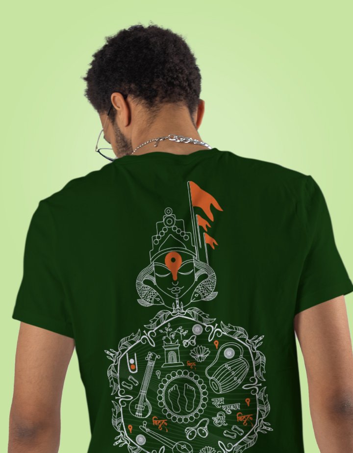 Mauli Waari Graphic Printed Regular Fit Cotton T-Shirt