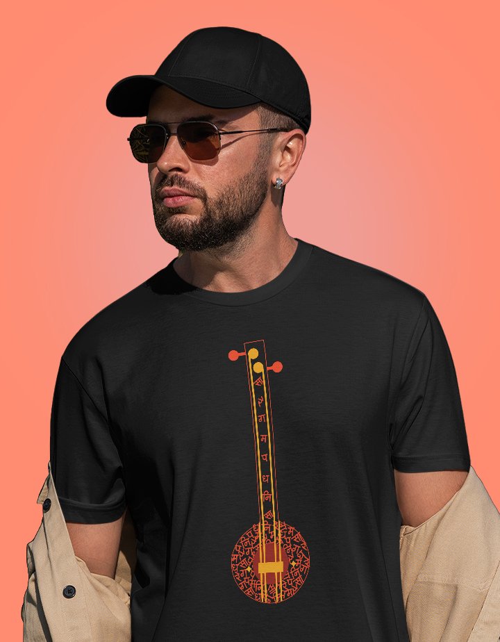 Tambura Graphic Printed Regular Fit Cotton T-Shirt